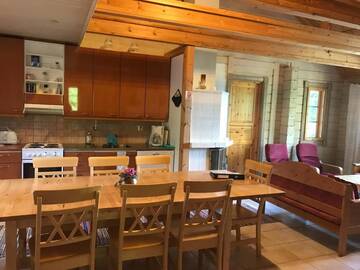 Фото номера Коттедж с 2 спальнями и сауной Дома для отпуска Ylä-Saarikko Holiday Cottages г. Kuusa 58