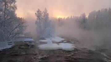 Фото номера Коттедж с 2 спальнями и сауной Дома для отпуска Ylä-Saarikko Holiday Cottages г. Kuusa 14